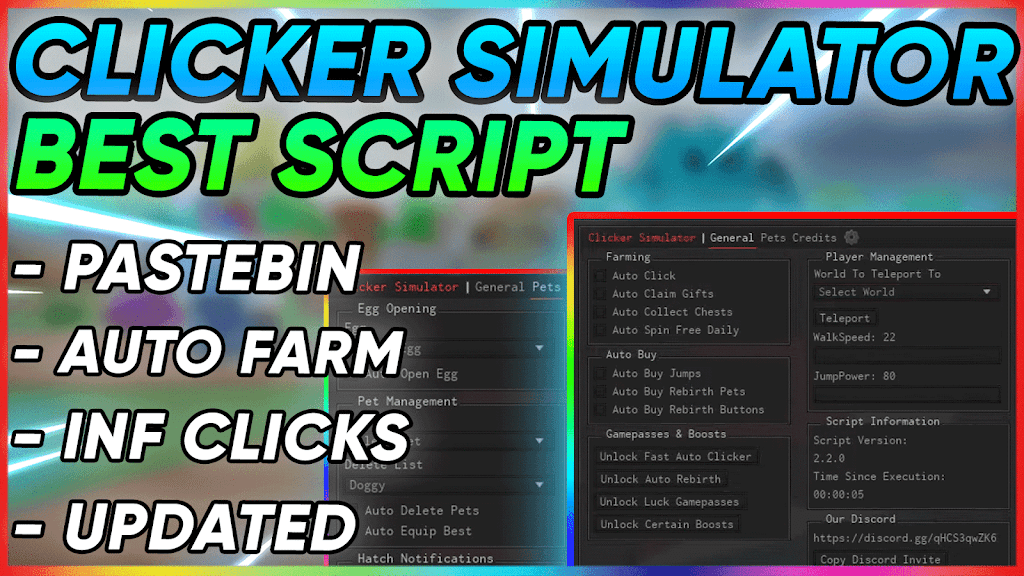 Clicker Simulator Script