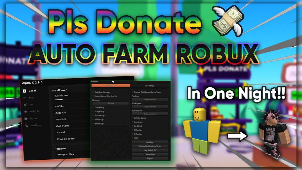 [NEW💸] ROBLOX Pls Donate Script Hack GUI *Pastebin*